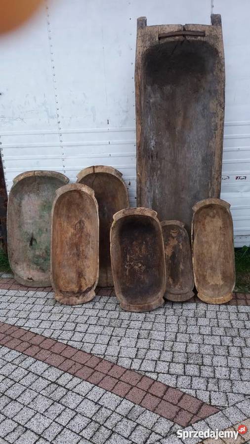 niecki koryta dlubane Majdan Golczański