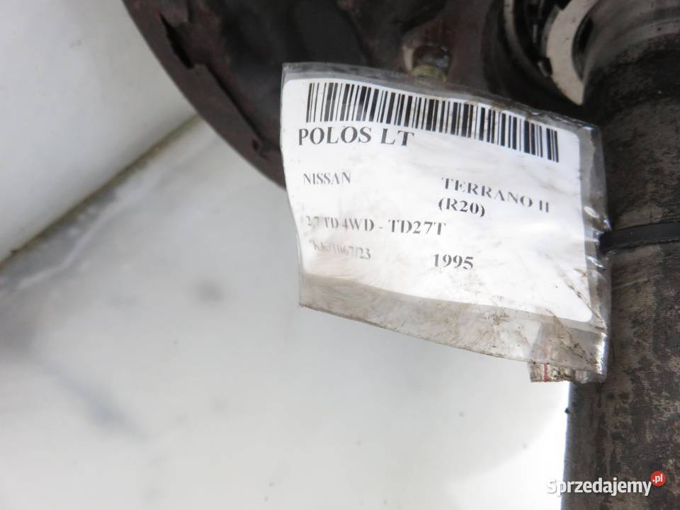 PÓŁOŚ LEWA TYLNA NISSAN TERRANO II 27 TD Półosie małopolskie