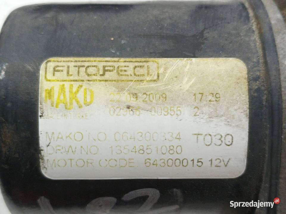 MECHANIZM WYCIERACZEK PRZÓD EUROPA Fiat Fiorino