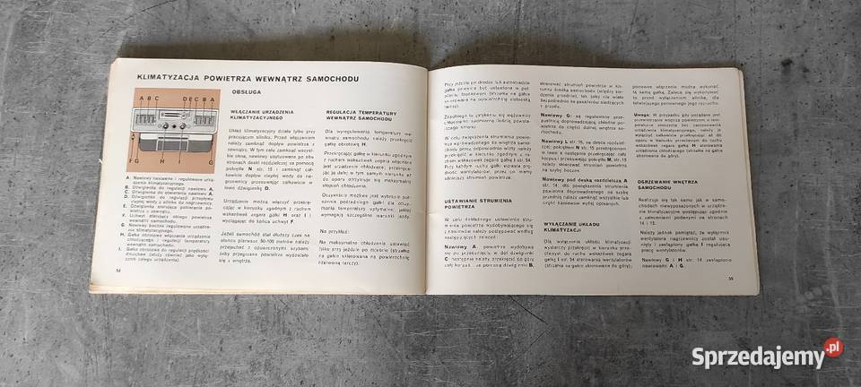 Instrukcja Polski Fiat 132p Specjal POLMO FSO Pozostałe Łowicz