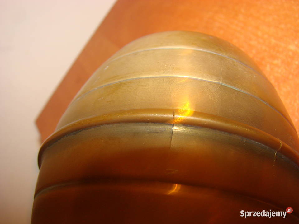 stary mosiężny pojemnik Pruszcz Gdański