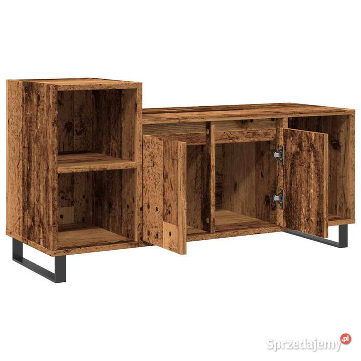 Szafka pod TV stare drewno 100x35x55 WM857456 mazowieckie Warszawa