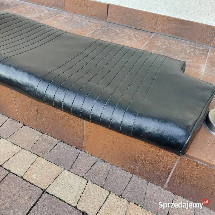 Kanapa tylna FIAT 126P czarny skaj Olesno