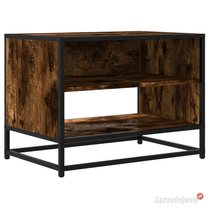 Szafka pod telewizor przydymiony dąb 61x40x46