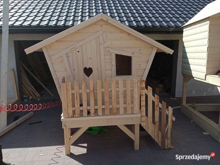 Domek drewniany plac zabaw