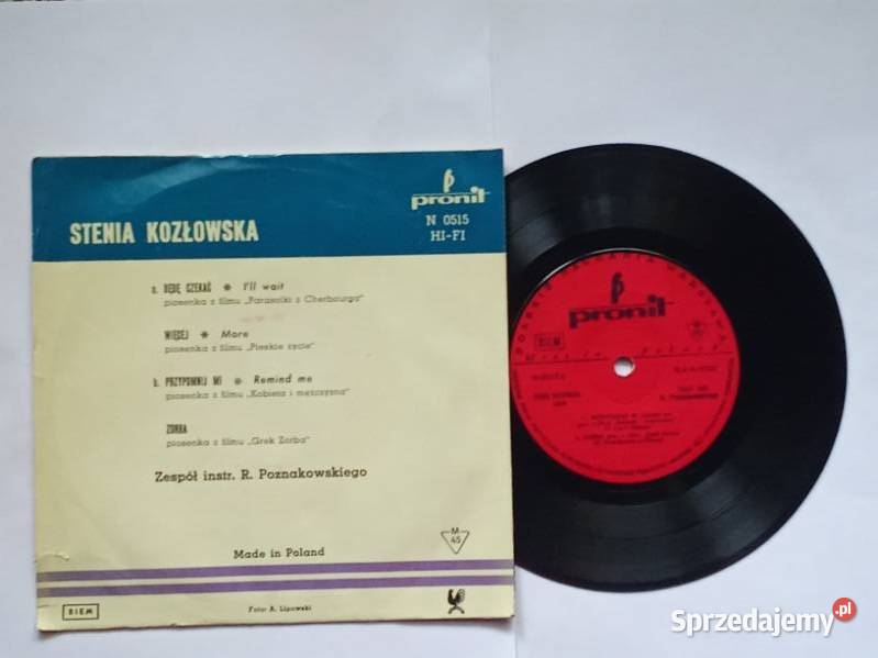 Stenia Kozłowska Zorba płyta winyl Zorba Stenia Łódź