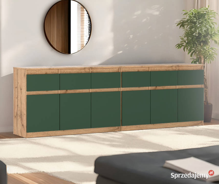 Komoda 240 Szafka Do Salonu Nowoczesna Duża Dąb 75cm Elbląg