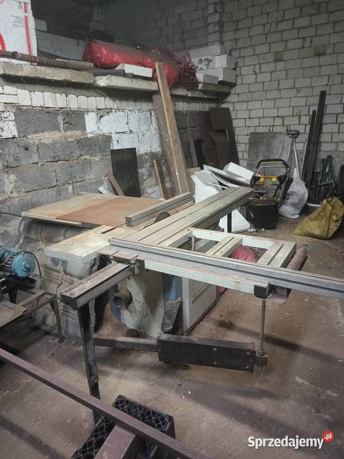Piła formatowa z podcinakiem i wózkiem 2m