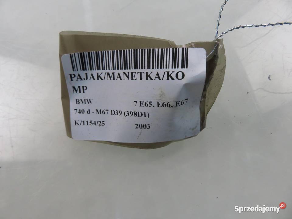 PRZEŁĄCZNIK ZESPOLONY BMW 7 E65 E66 E67 6938624 osobowe