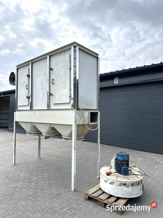 Odciąg trocin 3 workowy MAPELLI 55 kW 1366 Łabuńki Pierwsze