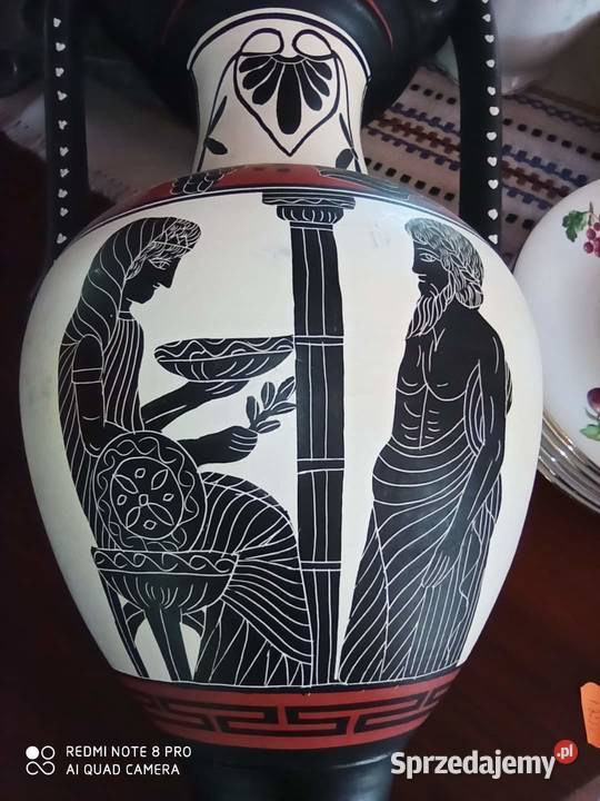 Amfora ręcznie zdobiona Made in Greece
Replika Porcelana i szkło Gdańsk sprzedam