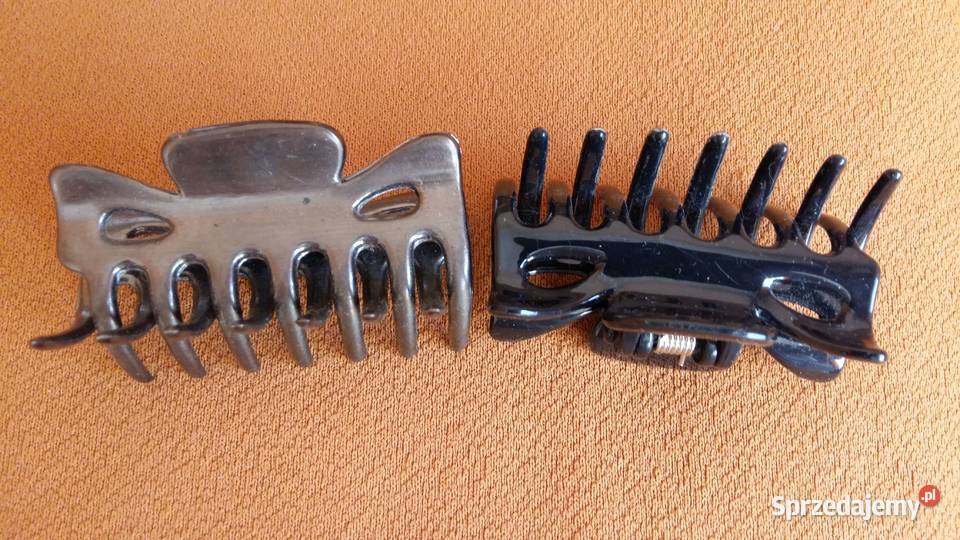 Wsuwki do włosów zapinki miedziana drewniana Łódź