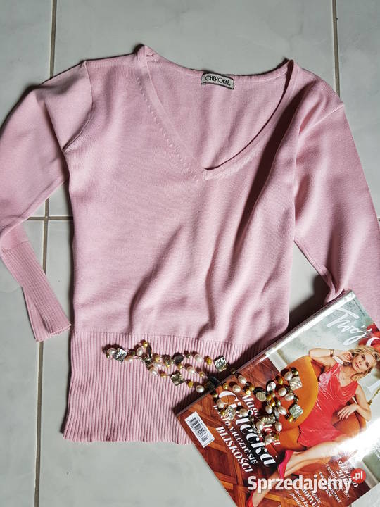 Cherokee sweterek bluzka lila pudrowy róż damki Inny materiał Moda i Styl świętokrzyskie Kielce