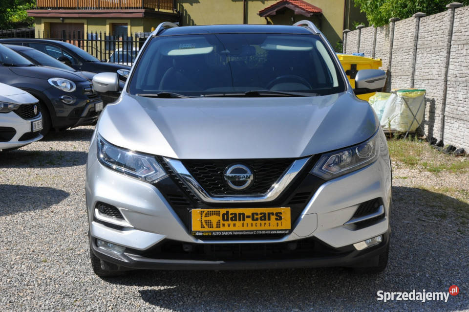 Nissan Qashqai 13T 160 LED Kamera 360 Navi szary śląskie Dąbrowa Górnicza