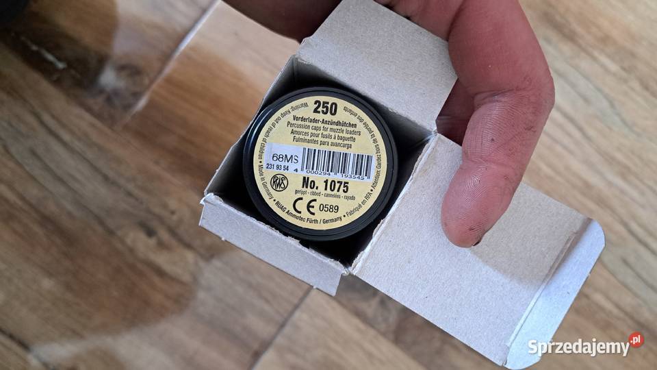 Kapiszony firmy RWS No 1075 2500 sztuk sprzedam