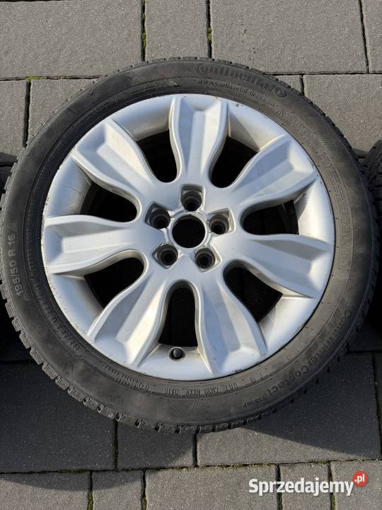 Oryginalne felgi Audi 5x100 16 z oponami 19550 Samochodowe mazowieckie Ożarów Mazowiecki