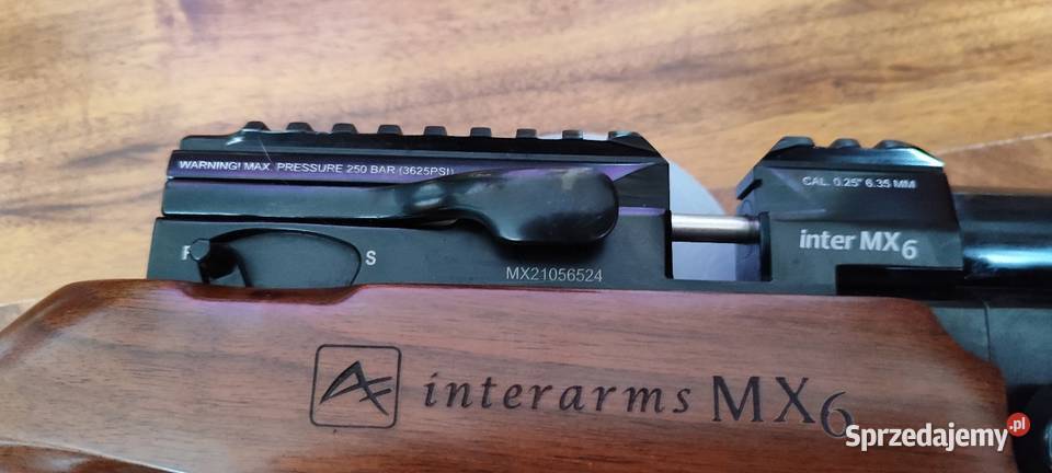 Wiatrówka PCP ASELKON MX 6 Cal 635 Sporty strzeleckie i myślistwo śląskie Ruda Śląska