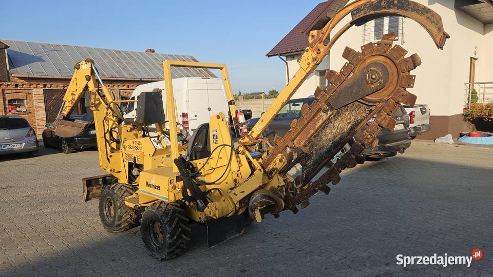 Koparka łańcuchowa Vermeer V3550 przesuw ramie pełny VAT Sochaczew