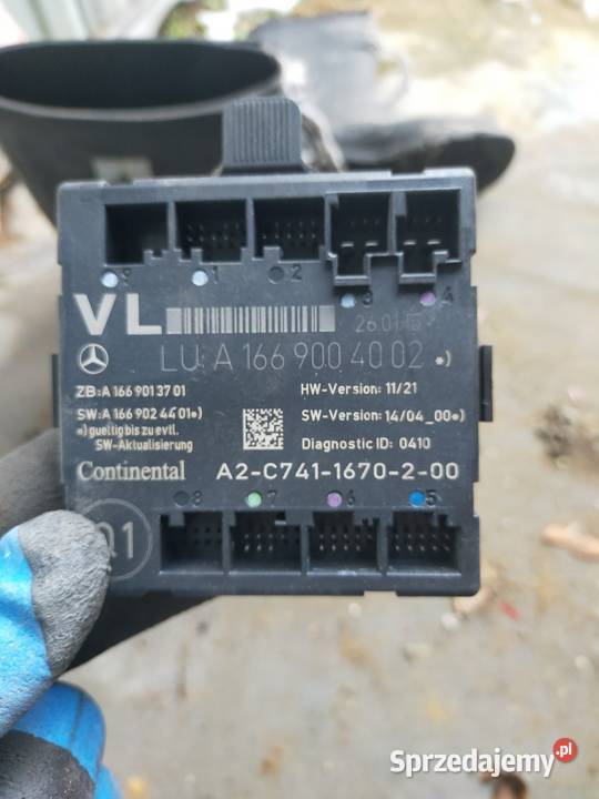 Mercedes CLS w117 moduł drzwi komfortu osobowe pomorskie Bolszewo