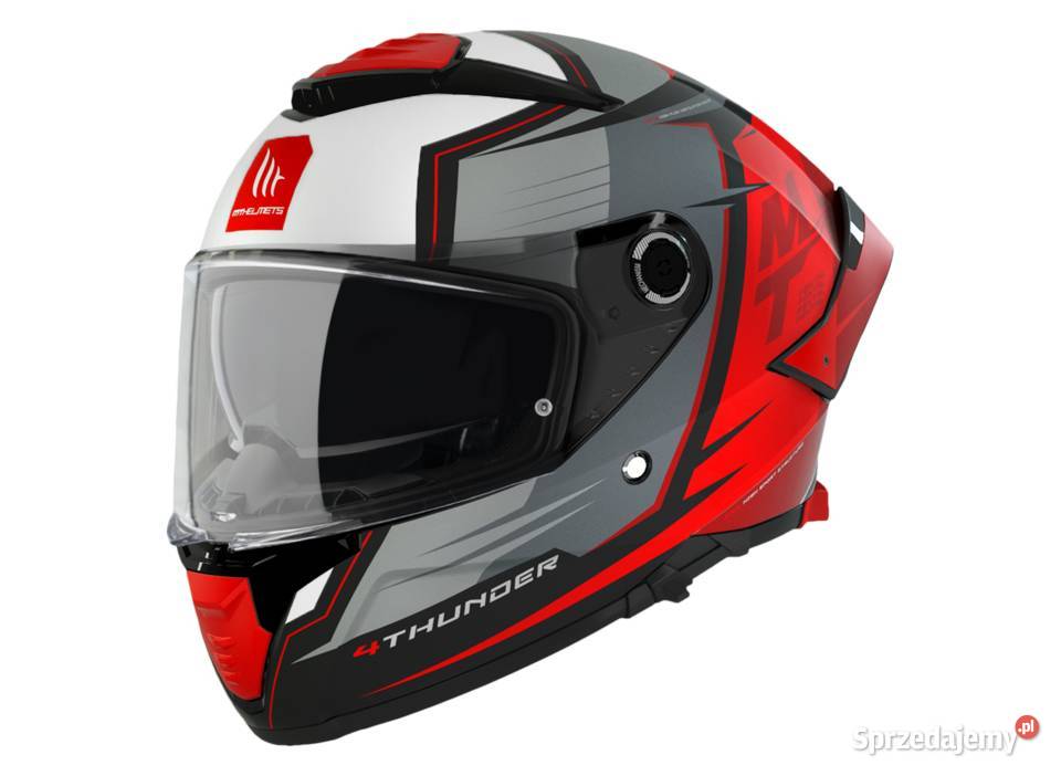 KASK MT THUNDER 4 SV Pental Matt Szaro czerwony warmińsko-mazurskie Mrągowo