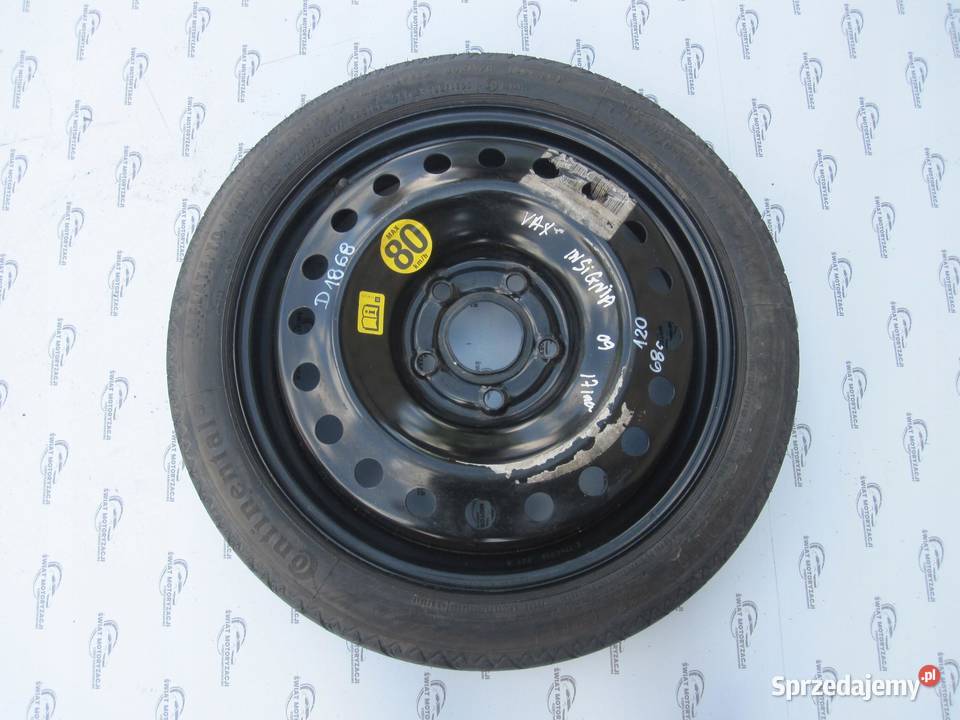 OPEL INSIGNIA koło dojazdowe 1257017 98M 5x120