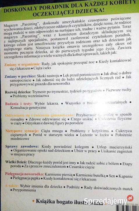 Macierzyństwo Ciąża i poród Spencer Paula Chełm sprzedam