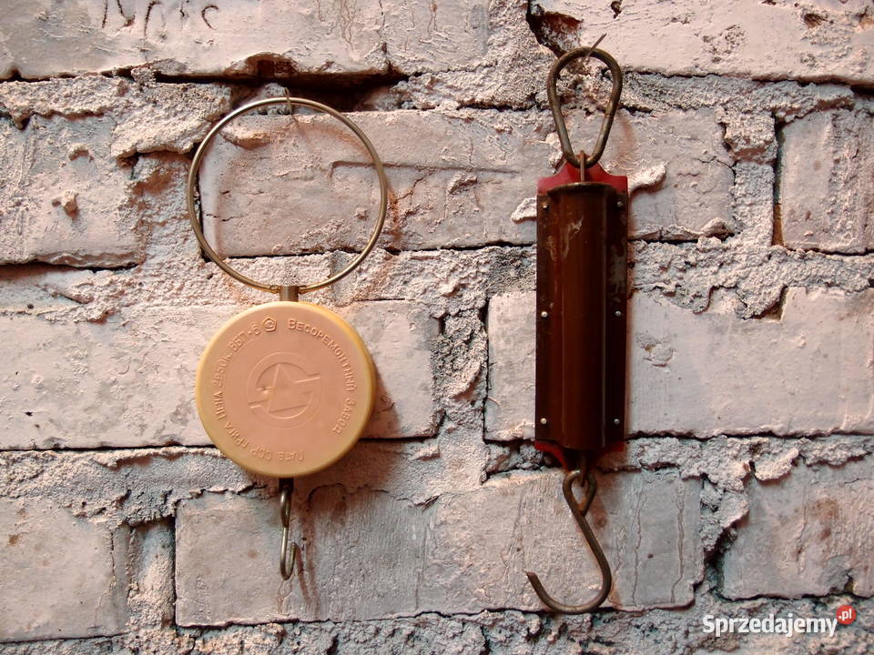 Sprężynowa waga z lat PRLu polska 020 i Łódź