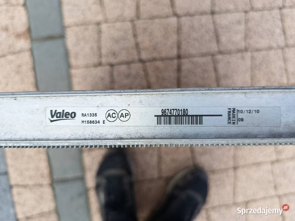 Chłodnica wody Peugeot 206 14 HDI 2011 Rok produkcji 2011 Kopanica sprzedam