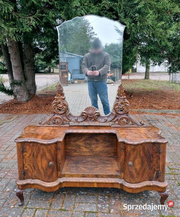Toaletka w stylu chippendale fornirowana zachodniopomorskie Szczecin