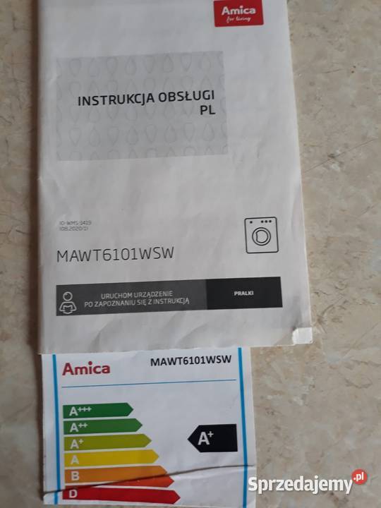 Pralka amika MAWT 6101WSW świętokrzyskie Włoszczowa