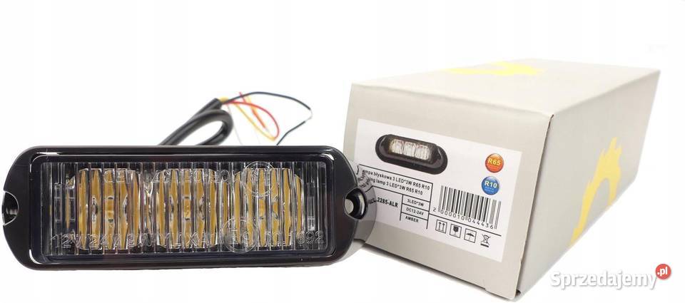 Lampa stroboskopowa błyskowa 3 Led 9W 1224V R65 Stargard