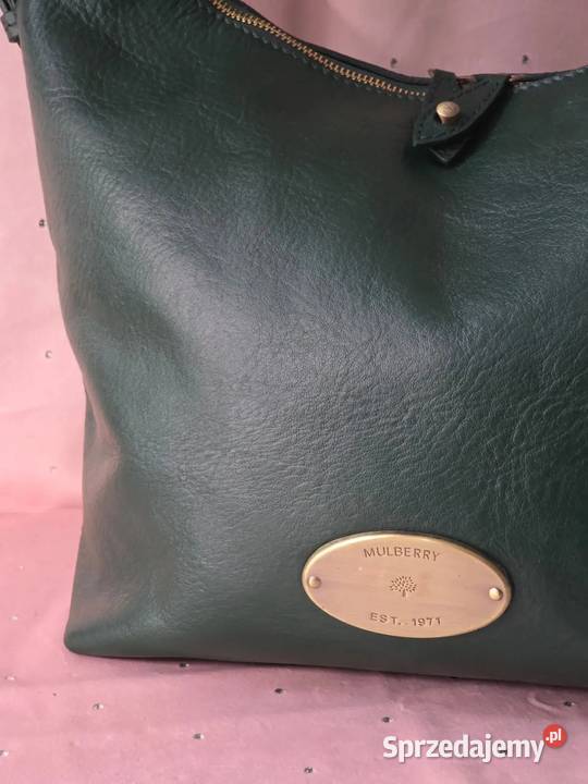 Torebka Mulberry Hobo Skórzana 100 Oryginał Stan zielony Torby i torebki Warszawa sprzedam