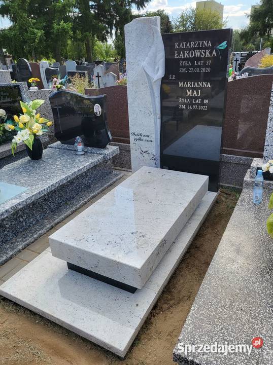 Nagrobki z granitu Usługi łódzkie Łódź