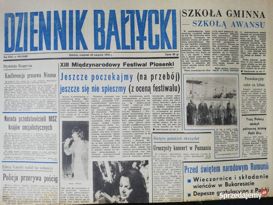Stara gazeta na prezent urodzinowy sprzedam