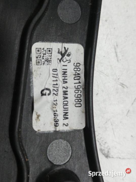 MECHANIZM SZYBY LEWY PRZÓD 9840196980 Peugeot