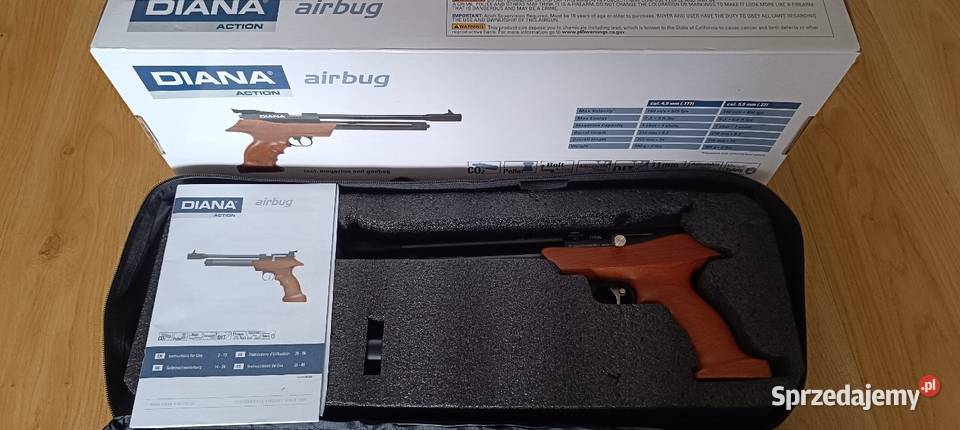 Wiatrówka Diana Airbug 45mm CO2 stan Warszawa