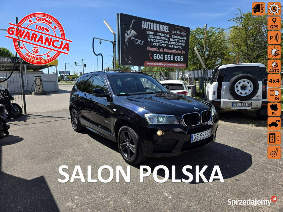 BMW X3 20 Diesel 184 XDrive Automat Kamera Navi VAT marża Słupsk