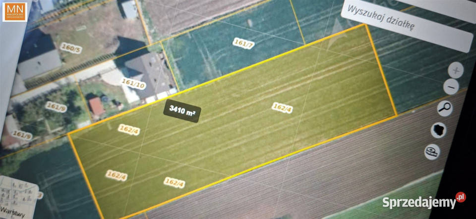 Grunt Kraków 3410m2 małopolskie