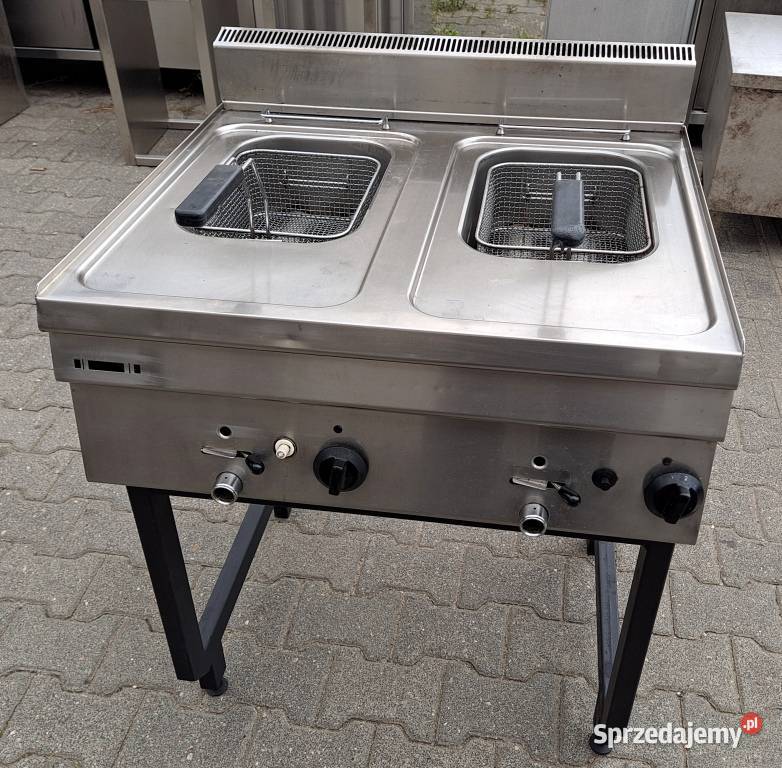 FRYTOWNICA GAZOWA 2 KOMORY 2X8L TECNOINOX M1811N Nowe Skalmierzyce