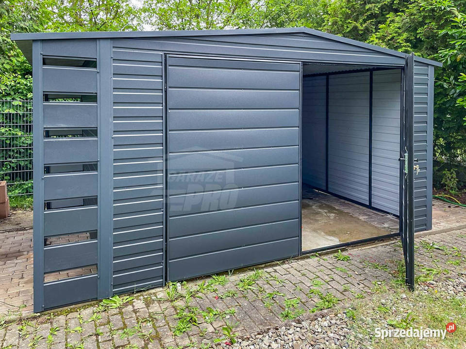 Schowek Domek Ogrodowy 4x3m Wiata 05m Brama Łańcut