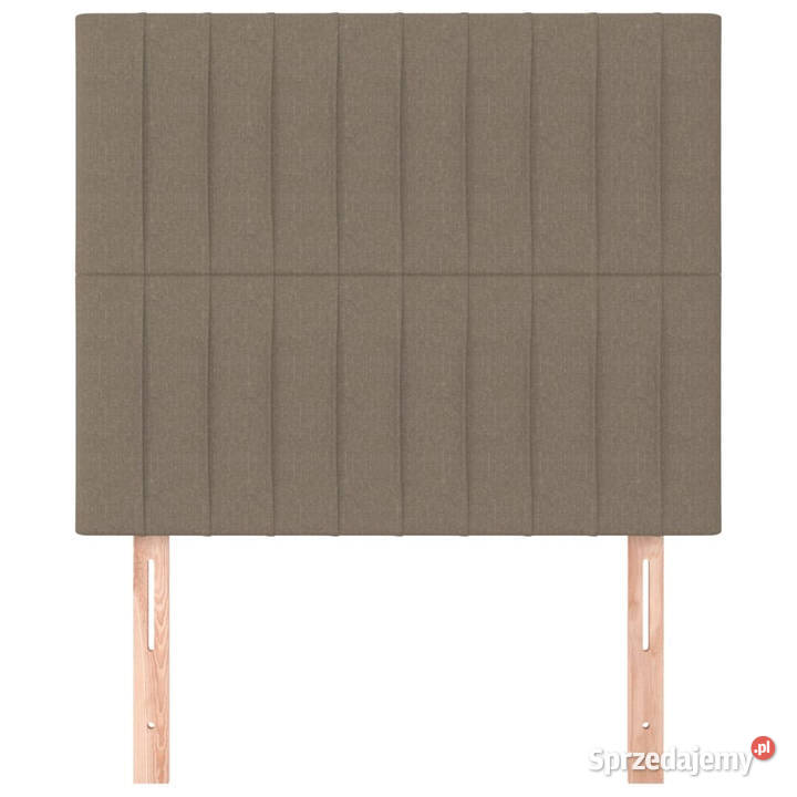 Zagłówki do łóżka 2 taupe 100x5x7888 tkanina Warszawa