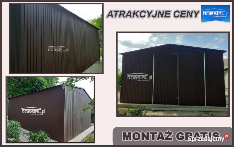 GARAŻ BLASZANY 6x8m pomorskie Gdańsk sprzedam