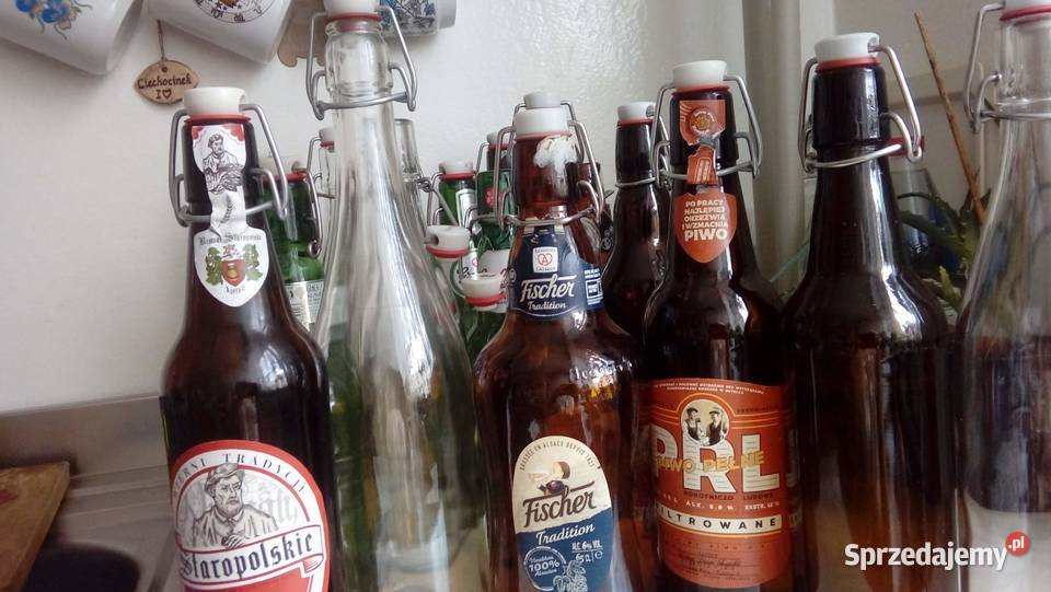 Butelki z zamknięciem sprężynowym i uszczelką Warszawa