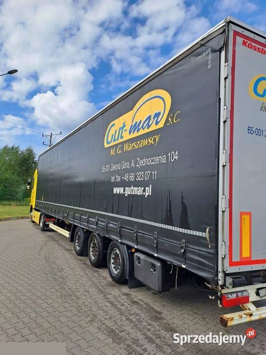Volvo VTA3T 460 2016r naczepa KAESSBOHRER 2016r lubuskie Zielona Góra sprzedam