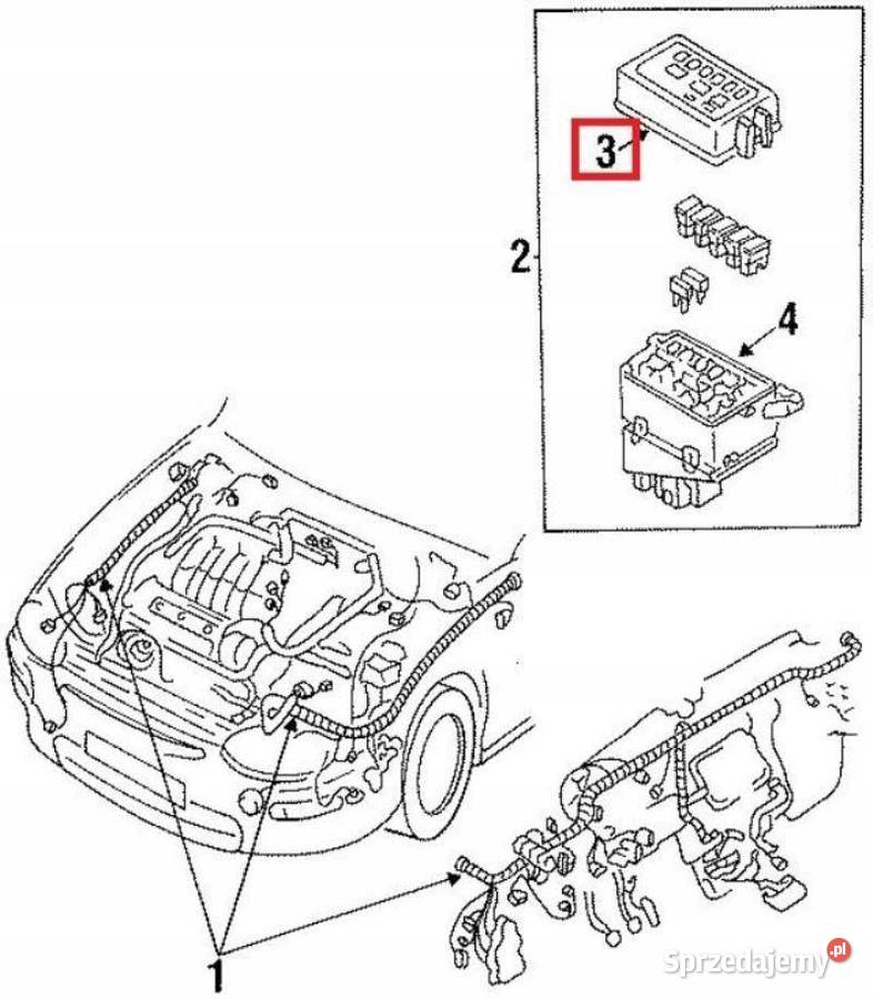 OBUDOWA SKRZYNKI BEZPIECZNIKÓW MAZDA MX3 9294 sprzedam