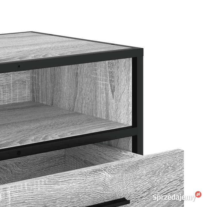 Szafka pod telewizor szary dąb sonoma 80x345x40