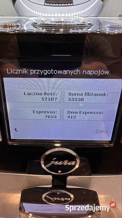 Automat do kawy JURA Impressa XJ9 Professional Zielona Góra