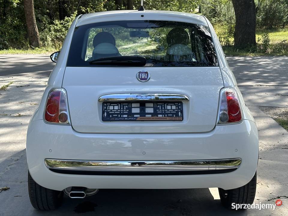 Fiat 500 12 biały panorama alufelgi sprowadzony Zamość
