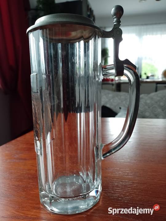 Kufel szklany z pokrywą 05 L Warszawa