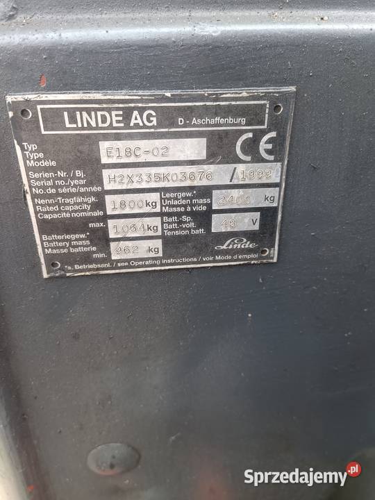 Linde E18 Triplex